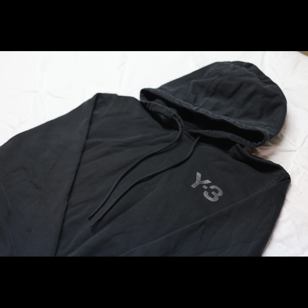 Y-3 Men’s Square logo hoodie Black  (size …